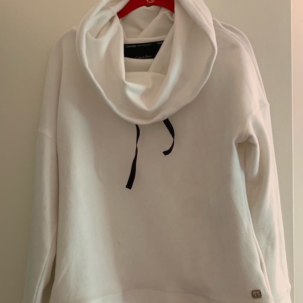 White Calvin sweater